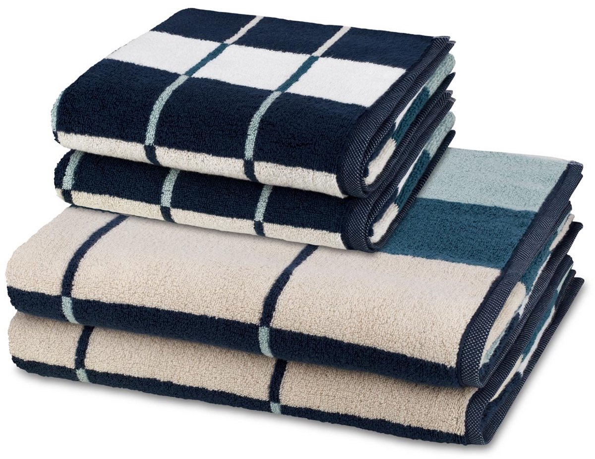 Ross Sonstiges 2 X handdoek 2 X douchehanddoek - in set 4 pack Three Stars