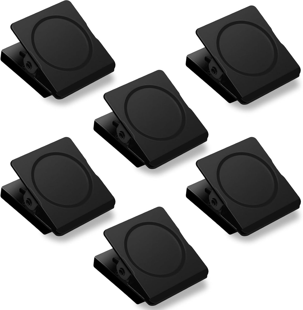 Clips, koelkast magnetische clips, magnetische metalen klemmen voor whiteboard, kantoor, thuis, keuken, school