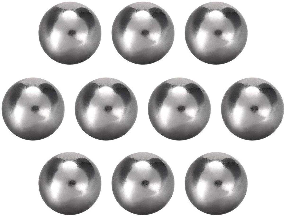 Sourcing map Premium chromen stalen kogelkogels kogellager 35 mm G10, 16mm (10pcs)