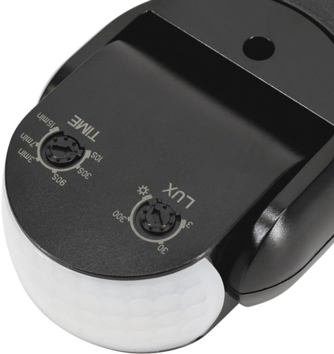 Bewegingsmelder 1200 W - zwart - IP65 - 12 m bereik en 180° hoek - SnelShoppen