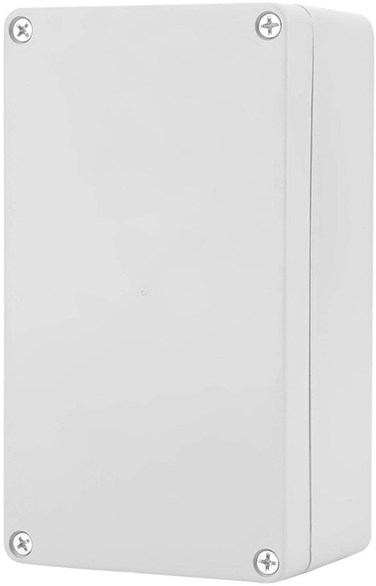 Stofdichte aansluitdoos IP65 ABS kunststof aansluitdoos Universele elektrische kasten Projectbehuizing Grijs(158 * 90 * 60mm)