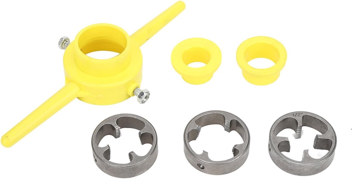 3 stks NPT Sterven Set PVC Draad Maker Gereedschap Kit (1/2 inch, 3/4 inch, 1 inch) Met Plastic Pijp Sterven, Ronde Sterven