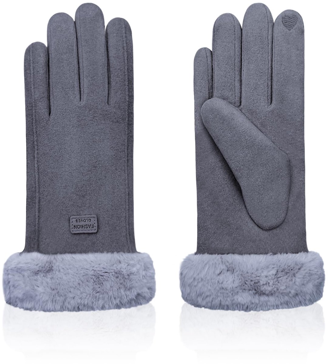 Warme winterhandschoenen dames - fleece gevoerd - thermisch touchscreen - ideaal voor buiten - SnelShoppen