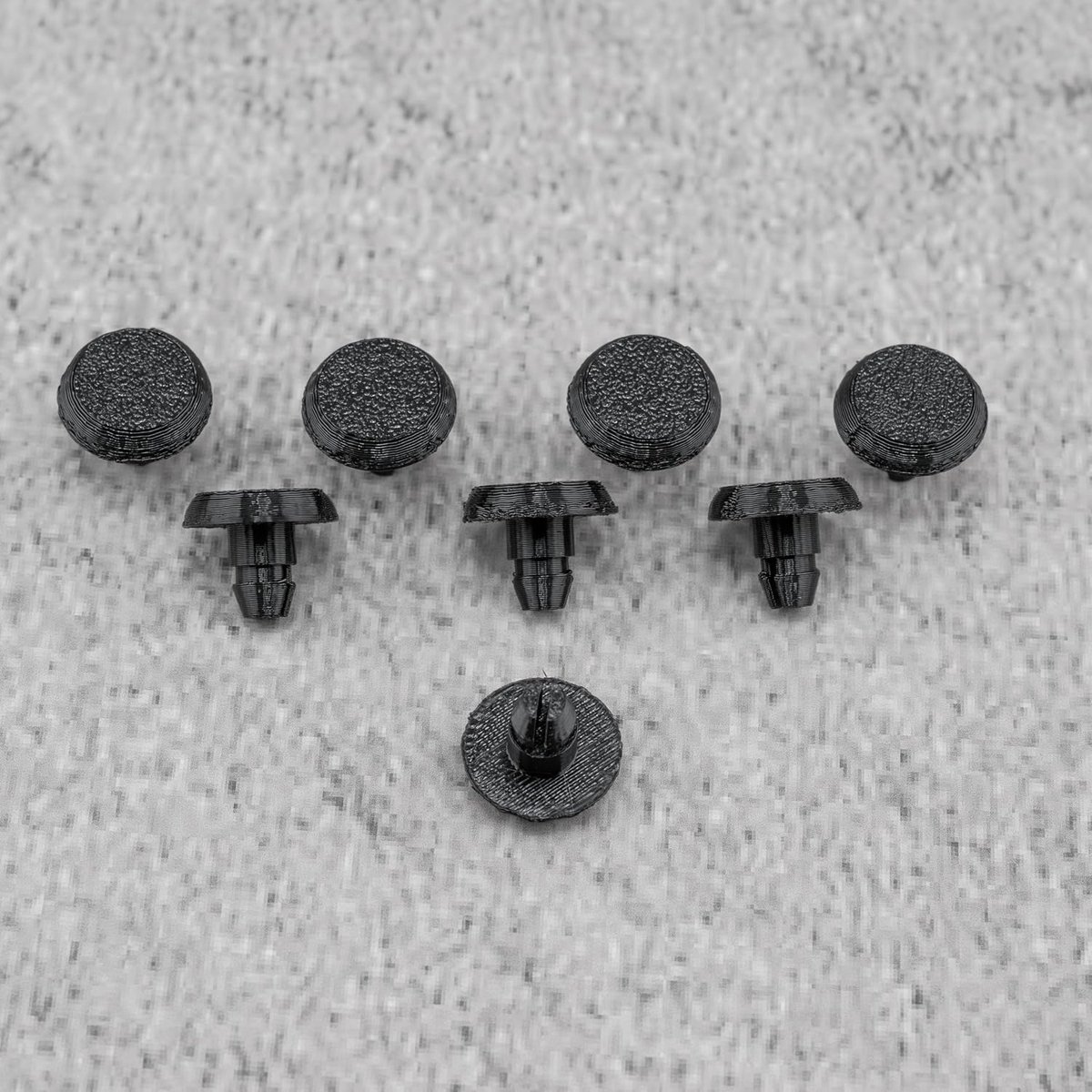 8 x reservebuffer zwart, compatibel met Lok Waggon naar LGB Spur G spoorweg tuinbaan accessoires (zwart)