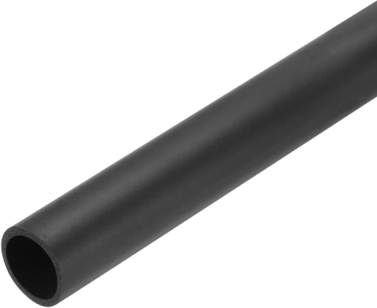 Buisisolatie schuim, diameter 28 mm, isolatiedikte 5 mm, verwarmingsbuisbekleding voor fitnessapparaten, buizen, handwerken (zwart)