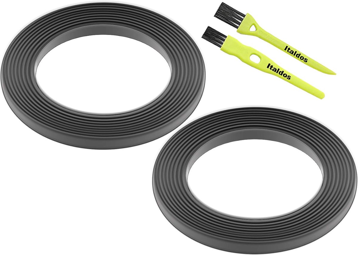 Rubberen afdichting voor messen compatibel met Vorwerk Thermomix TM21 TM31#31375 met 2 multifunctionele borstels