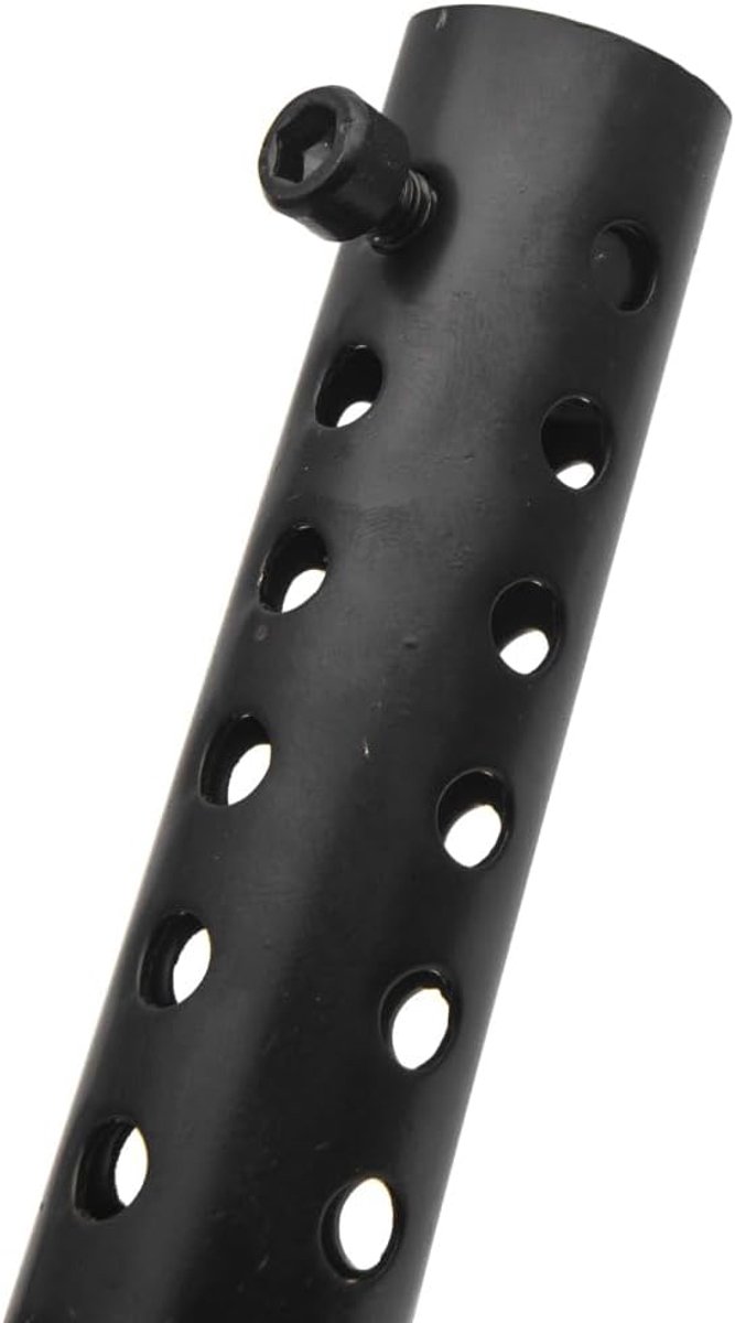 Motorfiets Uitlaatdemper, 1 Stuk 35MM Motorfiets Uitlaatdemper, Universele Verwijderbare Verstelbare Demper DB Killer RVS Uitlaatpijpdemper, Zwart