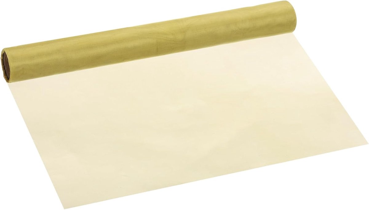 Messing geweven draadgaas schermrol 30 cm x 1 meter, 200 mazen filter metaal grof dicht gaas voor raambeveiliging ventilatie-afdekking filtratie dierenhek, geel