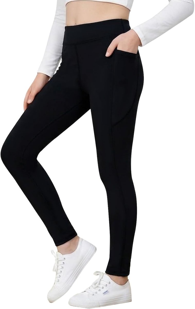 Meisjes sportleggings - comfortabel - ademend materiaal - ideaal voor actieve dagen - SnelShoppen