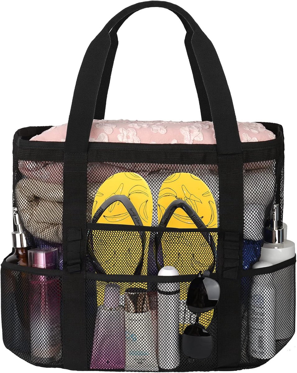 Vrouwen Mesh Strandtas - Groot - Waterdicht - Ideaal voor stranduitjes - SnelShoppen