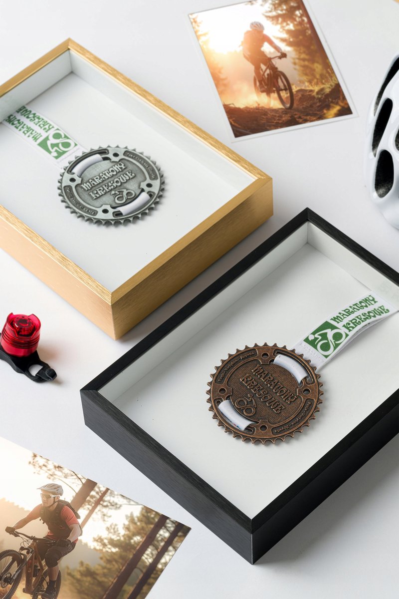 Aluminium 3D fotografie A4 21x29,7 cm diepzwart met passe-partout