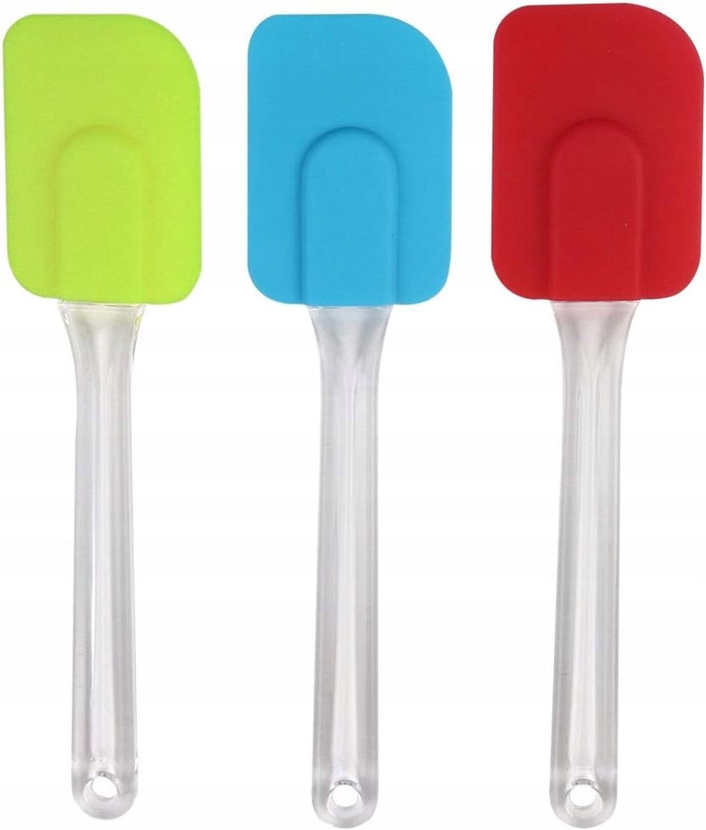 Siliconen keukenspatel voor vlees en cake, 22cm, diverse kleuren