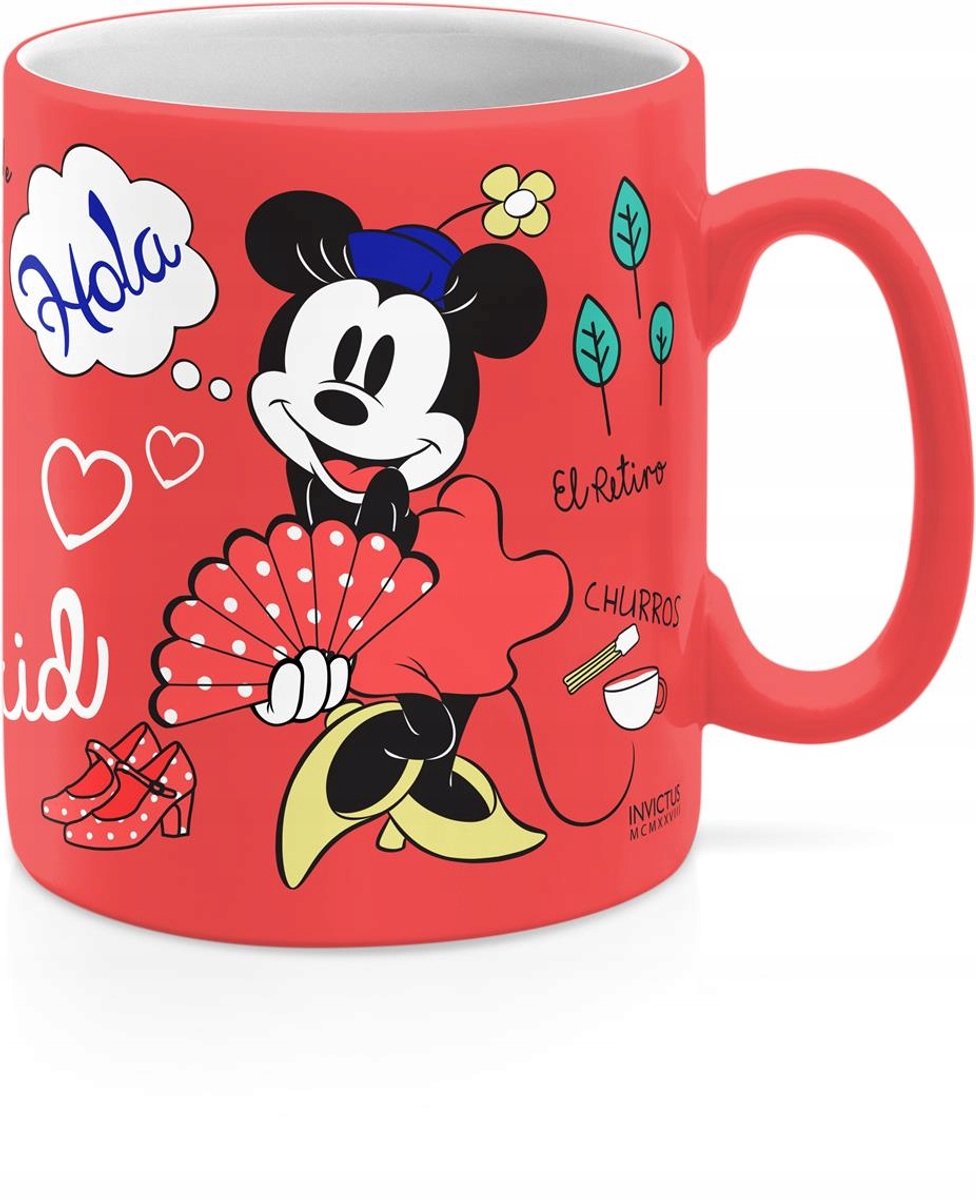 Keramische Mok - Muis Thema - 320ml - Rood