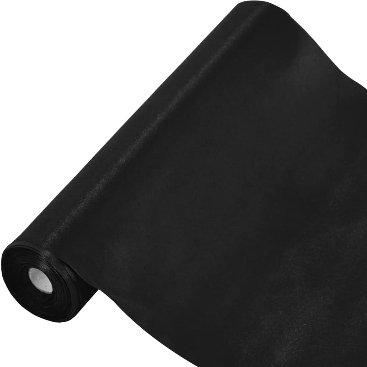 Breed satijnen lint - voor cadeauverpakking Kerstboom Halloween Thanksgiving Bruiloft Auto Stoel Pageant Linten Grote Opening Festival Feest Decor - Zwart Lint - 25,4 cm X 10,06 m