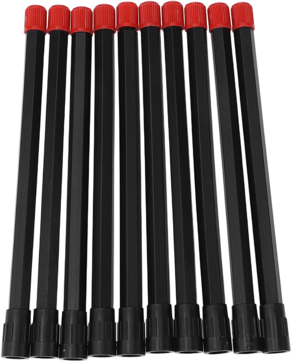 10 stuks 150 mm universele bandenventielverlenging van kunststof, 180 graden, bandenventielverlenging voor auto, motorfiets, camper, vrachtwagen, fiets