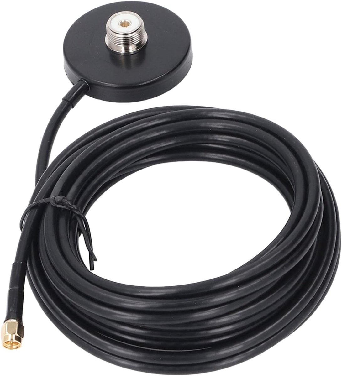 Antenne Magnetische Montage, Magnetische Basismontage met 5M RG58 Kabel SMA Mannelijk Naar PL 259 SO 239 UHF Vrouwelijke Connector, Magnetische Basis voor Autobus Taxi Mobiele