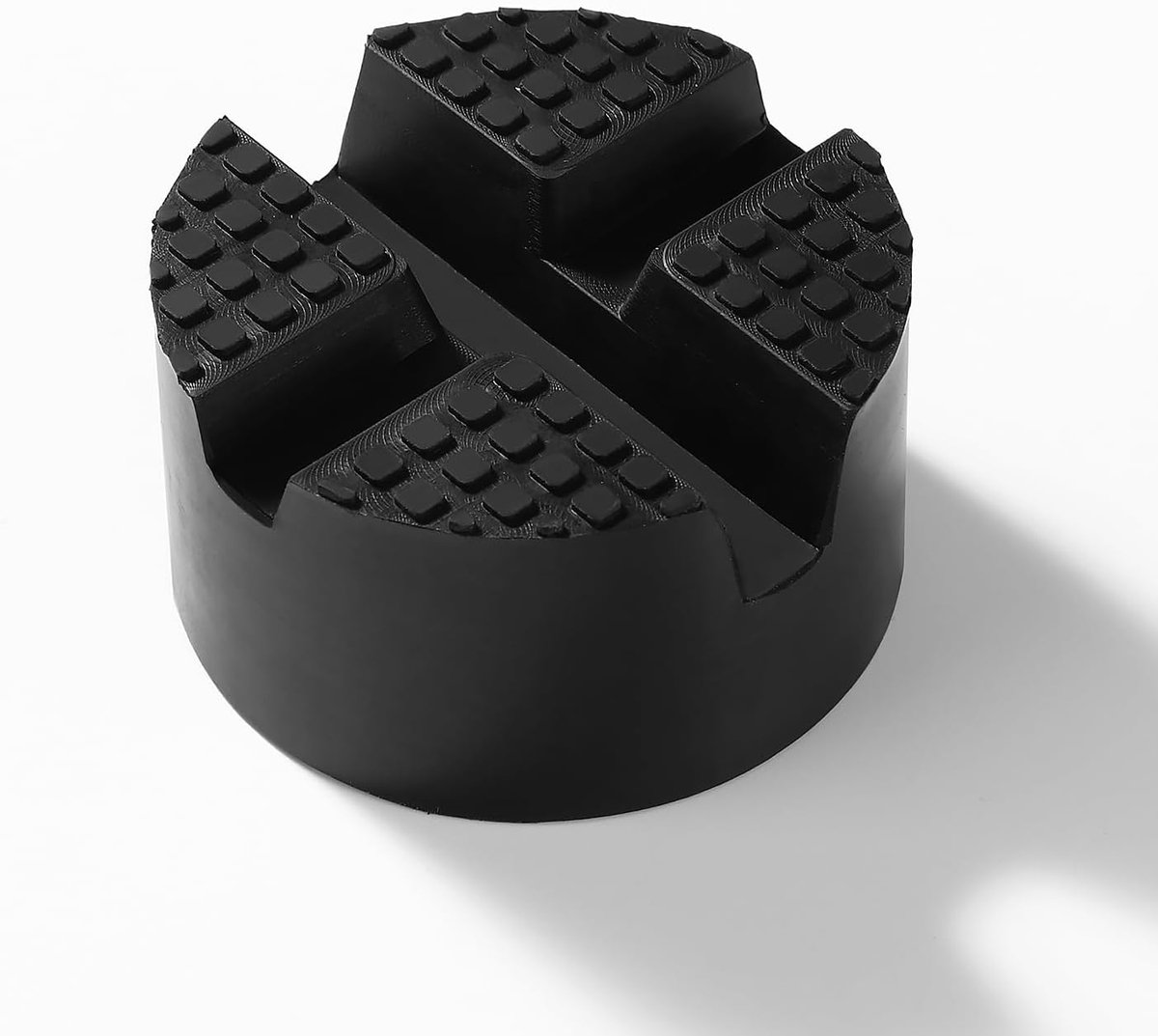 Jack Rubber Pad 80mm, Slotted Trolley Rubber Blokken, Auto Frame Rail Protector, Floor Jack Pad