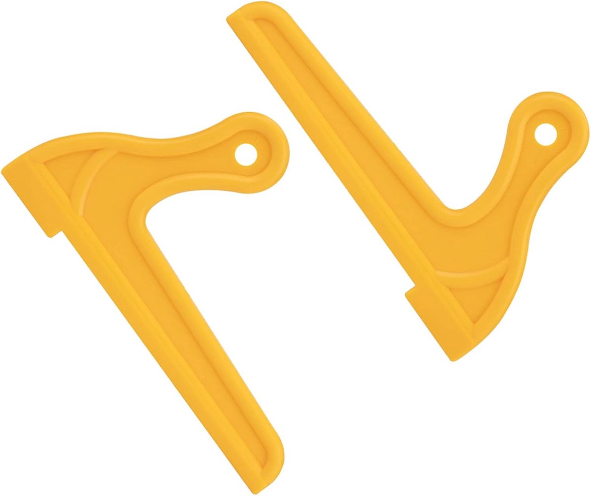 Push Sticks Zaagblad Push Sticks Geel Abs 2 Stuks V Type Houtzaag Push Sticks Voor Timmerwerk Tafel Werken Blade Router