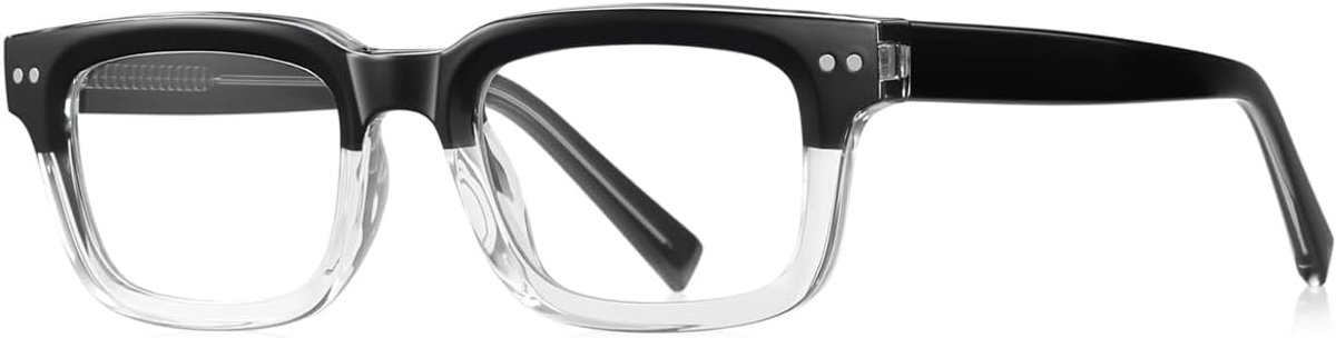 Anti-blauw licht brillen - dikke rand - vierkant frame - vermindert vermoeidheid ogen - SnelShoppen