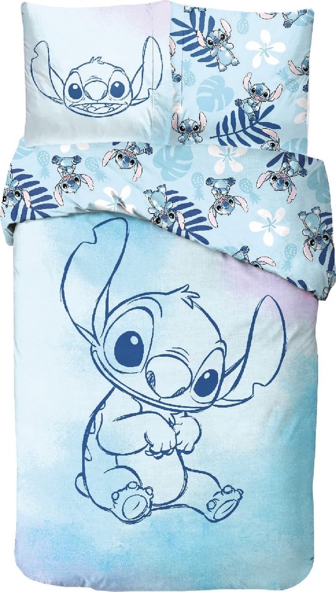 Bedding Set 140 x 200 cm - omkeerbaar - 100% katoen - comfortabele nachtrust - SnelShoppen