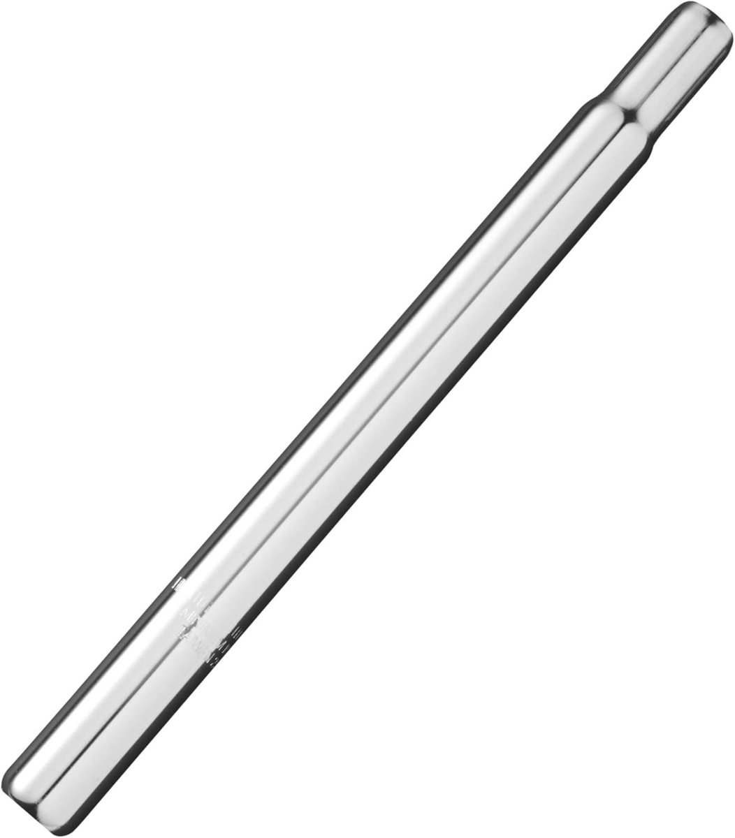 Fiets zadelpen 25 x 300 mm - chroomplated staal - hoge duurzaamheid - geschikt voor diverse fietsen - SnelShoppen