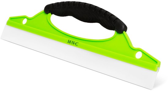 MNC Car Flexi Blade 30cm raamwisser in groen plastic met zwarte handgreep.