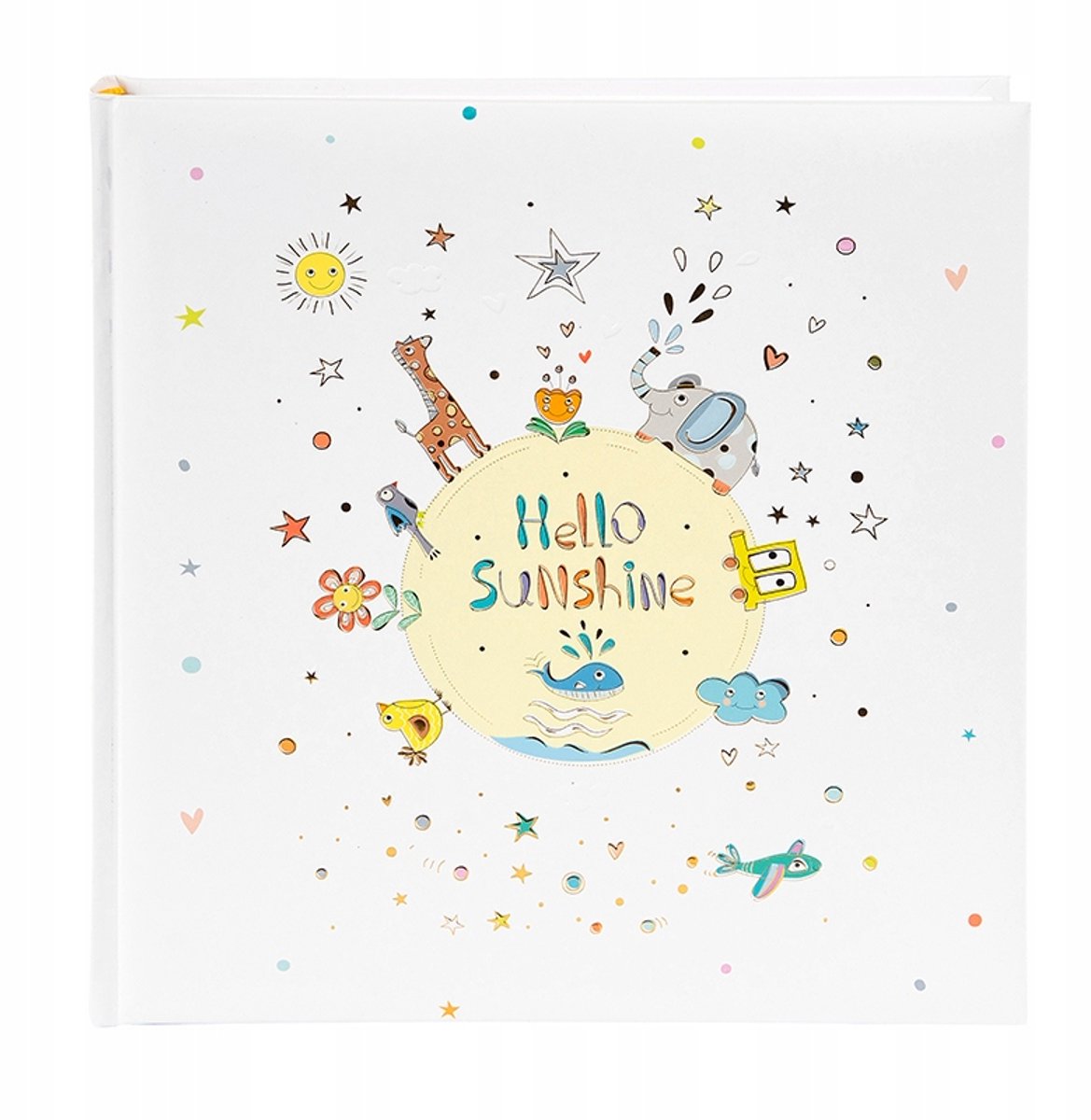 Hello Sunshine Kinderfotoalbum, 60 Witte Pagina's, Traditioneel