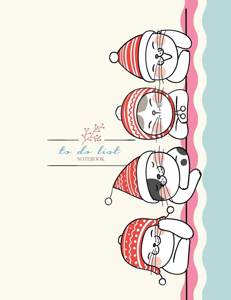 To Do List Notebook with Cute catoon cover Extra large (8.5 x 11) inches, 110 pages, To do list notebook
