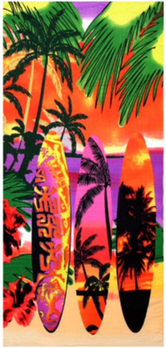 Beach towel Beach Towels Superfine Fiber Reactive Printing Towel Bibulous Quick-Drying Swimming Bath Towel-E,150X70Cm