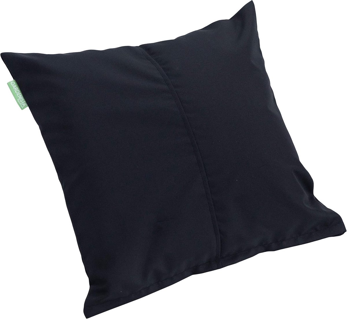 Premium Grote Tuin Verspreidingskussen | Waterdichte Kussens | Hollowfibre Gevulde Outdoor Zitmeubelkussen | Geweldig voor Patio Rattan Stoelen | Makkelijk Schoon te Maken (1, Zwart)