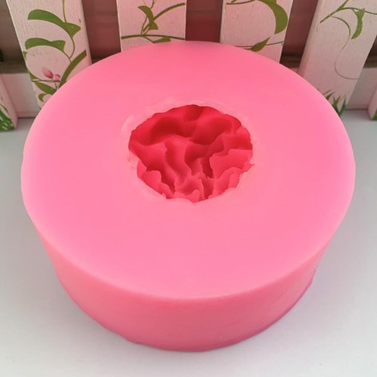 2 Stuks Siliconen Anjer Bloem Mallen - 3D Fondant Icing Vorm Voor Cake Decoreren, Wax Melts, Zeep, Snoep, Jelly, Pudding — afbeelding 2