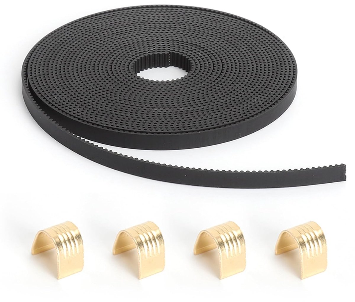 5 m lange tandriem GT2 6 mm breed, 2 mm pitch voor Creality Ender 3 Ender 3 Pro Ender 3 V2 CR-10 Anycubic Kobra CNC 3D-printer open 2GT riem met koperen hulzen