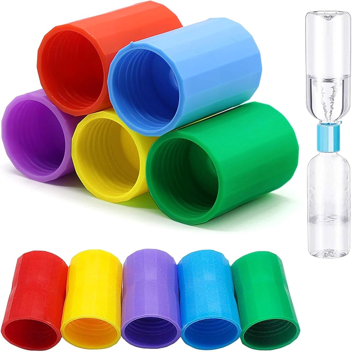 Connector Flessen 10 Stuks Nieuwigheid Tornado Maker Tornado Buis Fles Connector Connector Cycloon Buis Tornado In Een Fles Voor Tornado Productie, Wetenschappelijk Experiment
