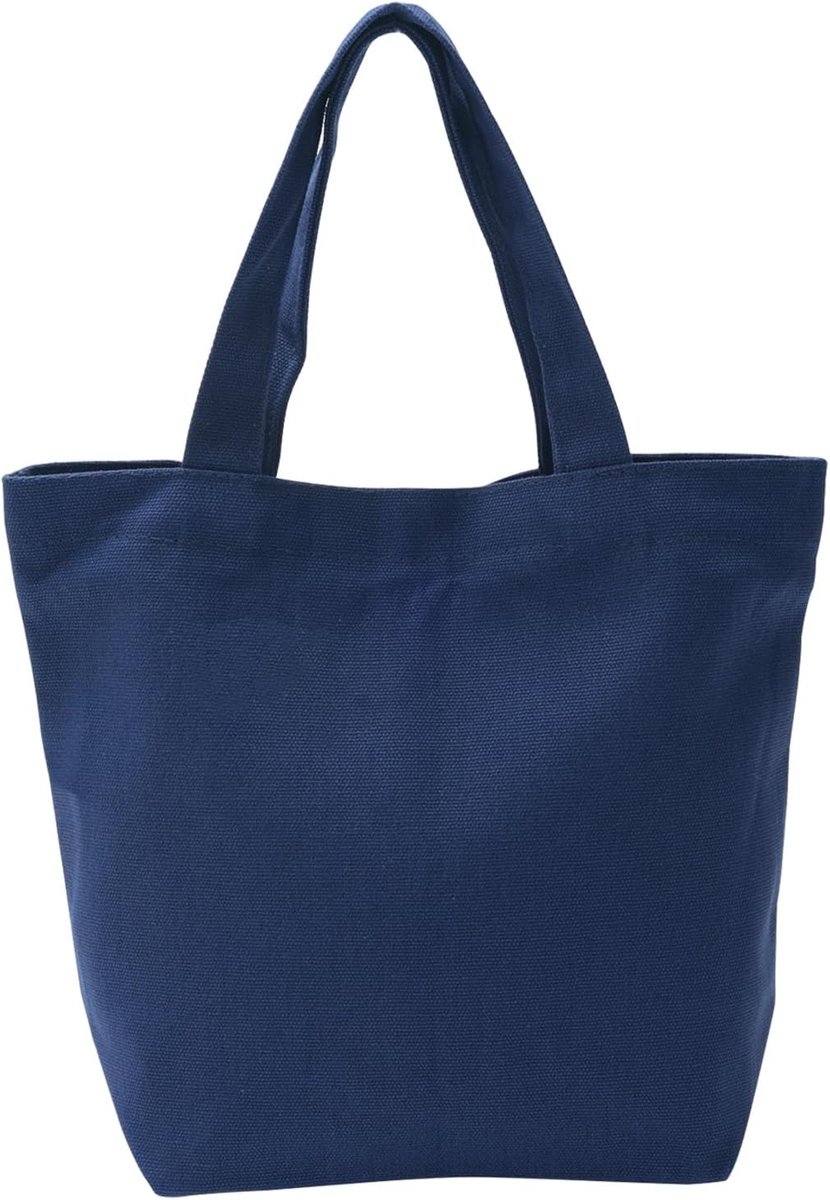 Canvas draagtas voor vrouwen, kleine canvas tas katoen stevige herbruikbare mini draagtas wasbaar doe-het-zelf voor ambachten geschenken lunch Bento