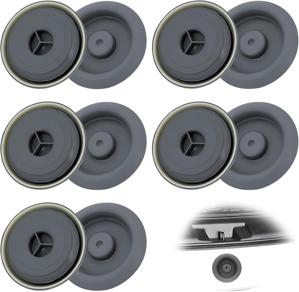 10 stuks Body Pot - Rubberen kop - Stomp van rubber kan niet afvallen - Nuttige accessoires voor voertuigonderhoud voor frames, bodemgaten, rompafdichtingen