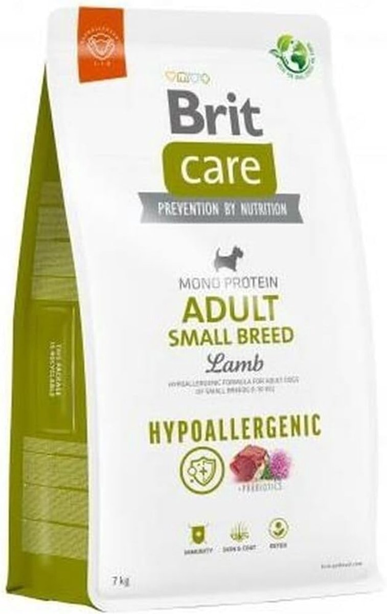 Hondendroogvoeding Hypoallergeen 7kg - Lam Rijst - Voor kleine honden - Ondersteunt een gezonde huid - SnelShoppen