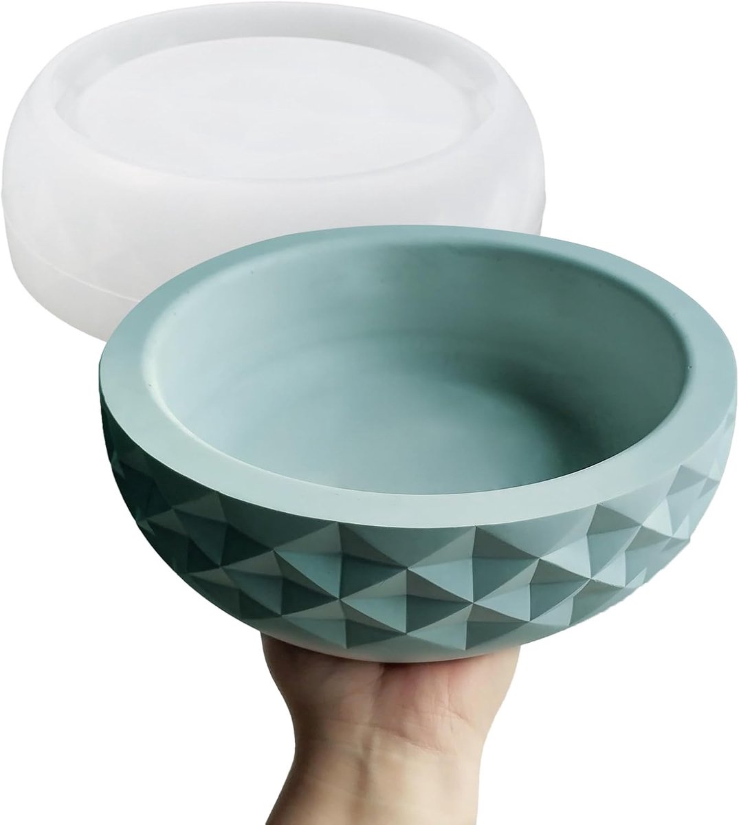 Mallen, Geometrische Ronde Container Casting Mold voor Epoxyhars Beton Cement, Grote Opslag Kaars Houder Plant Pot Mold DIY Art Crafts Ornament Gift