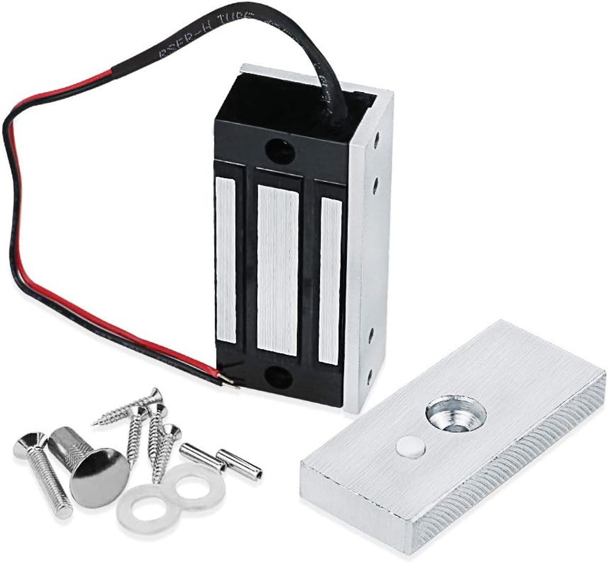 60KG/132lbs Elektromagnetische Lock Toegangscontrole Elektronische Magnetische Lock DC12V Fail Safe NC Mini Kleine Deurslot voor Elektrische Beveiligingssysteem