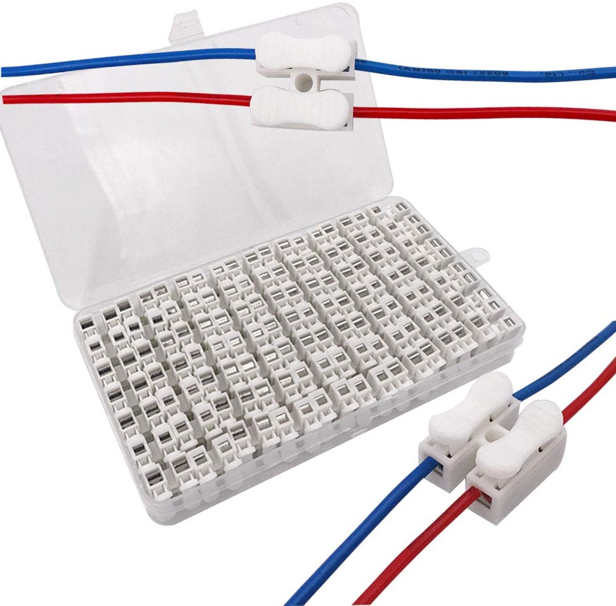 Snelsluiting blok 10A - 62-delige set met verenconnector - CE gecertificeerd - Ideaal voor verlichting en voertuigen - ShopVlot
