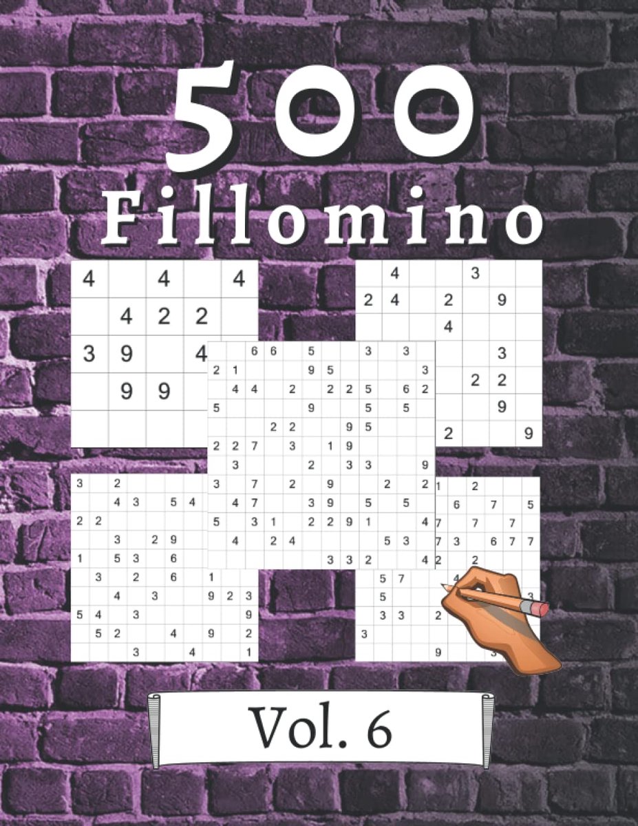 Fillomino puzzels 500 stuks - Japanse hersengymnastiek - geschikt voor jong en oud - uitdagend en leerzaam - ShopVlot