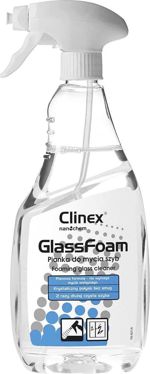 Raamreiniger schuim 22 ml - Intensieve reiniging - Streeploze glans - Snelle verdamping - ShopVlot