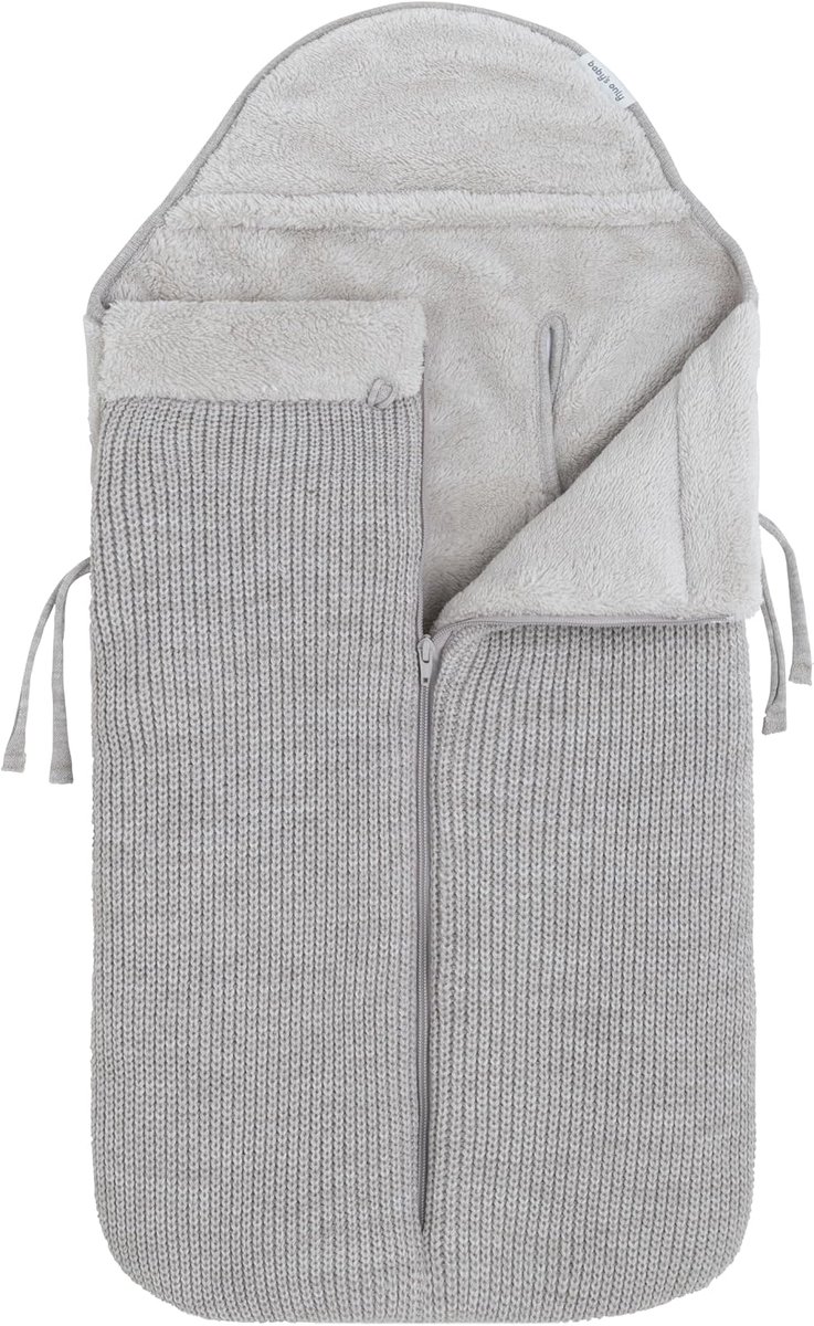 Footmuff buggy - Dusty Grey - Geschikt voor 3/5-puntsgordel - Beschermt tegen kou - ShopVlot