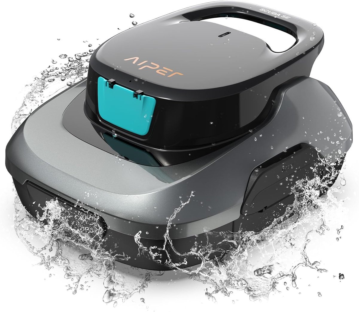Poolrobot draadloos - 90 minuten schoonmaak - compact en lichtgewicht - ideaal voor zwembaden tot 80 m² - ShopVlot