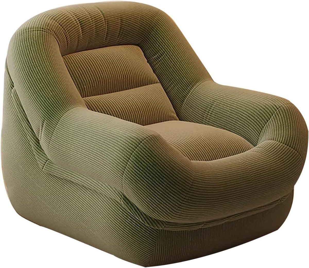 Zitzak Stoel - Lounge fauteuil - Ontspannen Zitten - Ergonomisch Ontwerp - Medium - Groen