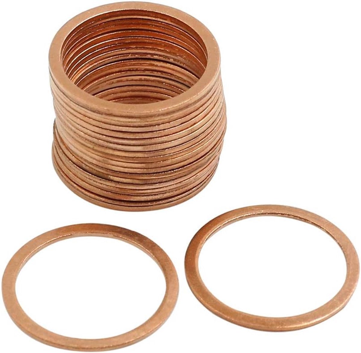 Map 20 stuks 22 mm binnendiameter sluitring koper afdichting