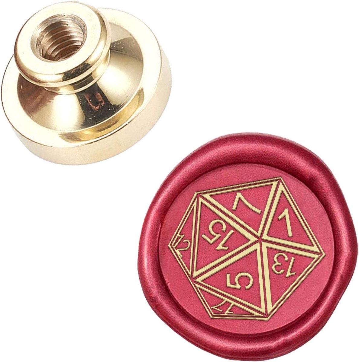 Wax Seal stempel hoofd dobbelstenen verwijderbare afdichting messing stempel hoofd voor creatieve geschenk enveloppen uitnodigingen kaarten decoratie