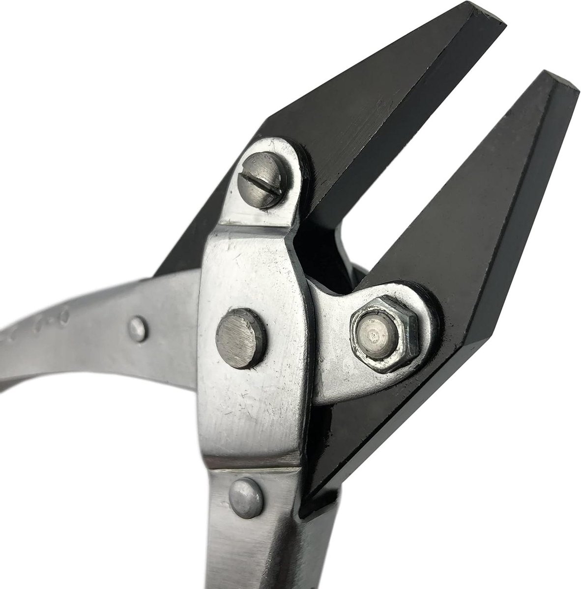 Parallelle Actie Tang - Platte Neus Tang - Sieraden Maken - Samengesteld Doosvoegsysteem - 140 mm - Zwart