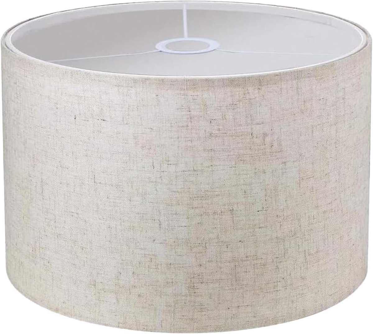 Lampenvoet met lampenkap 30 cm - natuurlijke linnen - stijlvol design - perfecte sfeer - ShopVlot