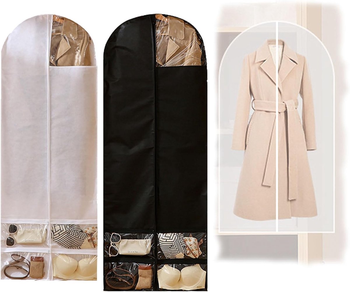 Kledingzak 63 x 60 cm - 2 Stuks - Stofbescherming - Ideaal voor reizen - ShopVlot