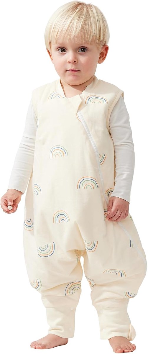 Slaapzak met benen 1.5 Tog - 100% katoen - Voor peuters 2-3 jaar - Veilig en comfortabel - ShopVlot